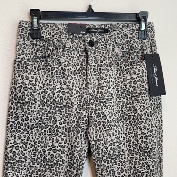 NWT Mavi Grey Tess Leo Cropped Skinny Jeans - Picture 7 of 15